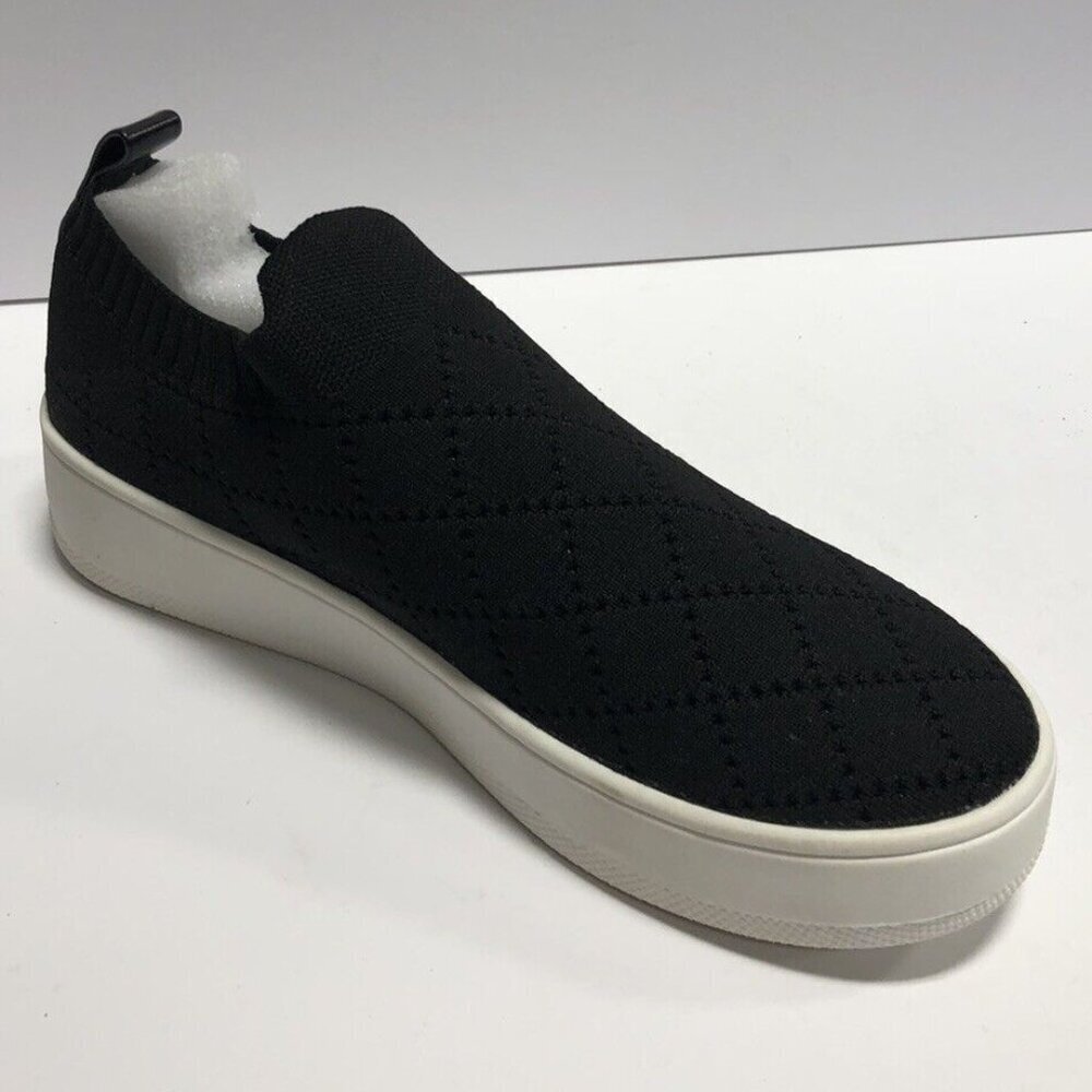 Steve Madden Women's Bequilt, Black Slip-On Sneakers, Size 7.5M